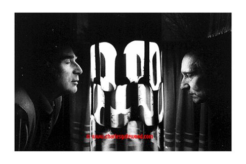 Gysin and Burroughs, photographed by Charles Gatewood